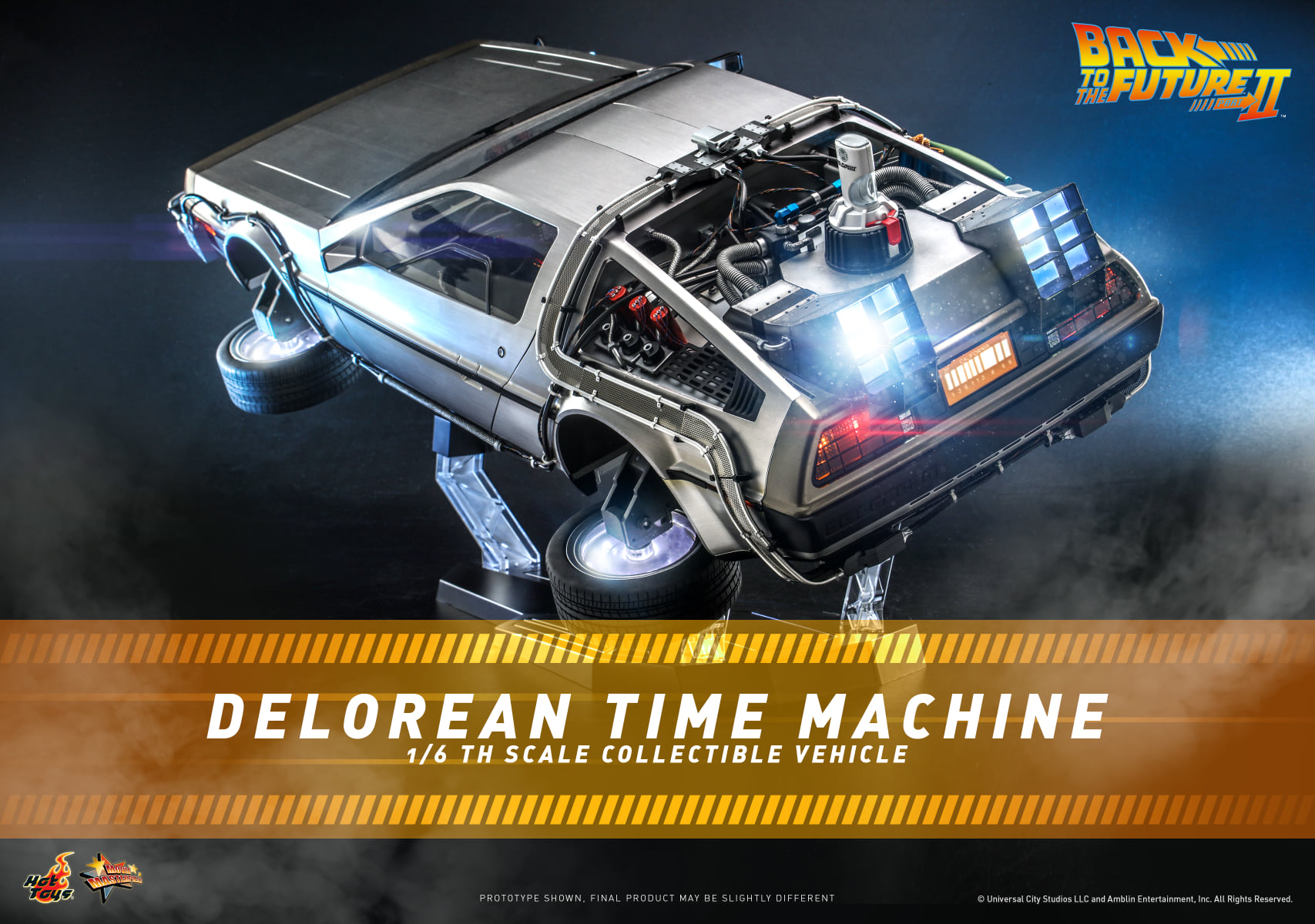 Pre-Order Hot Toys Back to the Future DeLorean Time Machine Vehicle